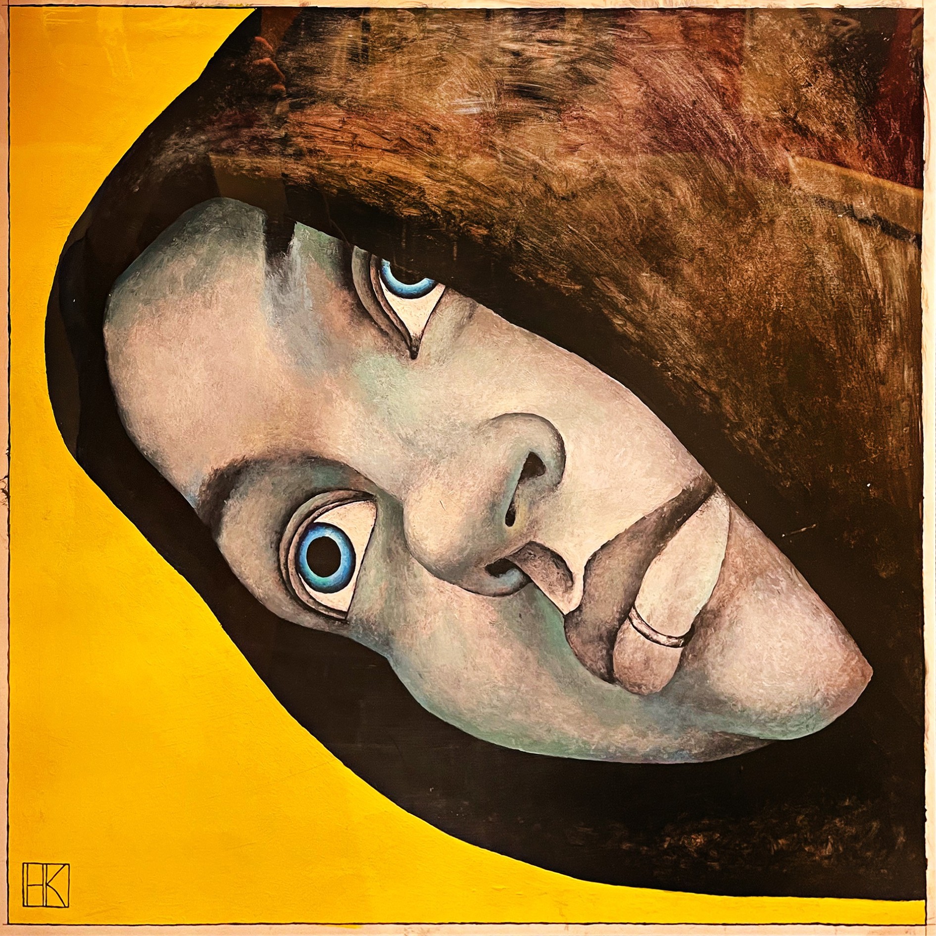 Никита Кульнев — Аня, 2022 (бумага, акварель, гуашь, акрил)