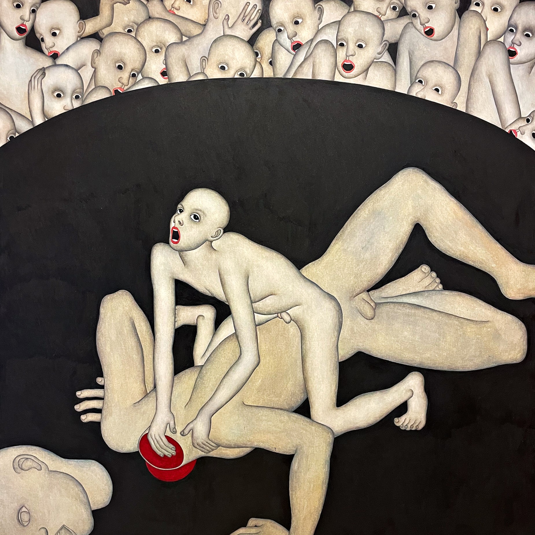 Никита Кульнев — Давид и Голиаф, 2017 (холст, масло)