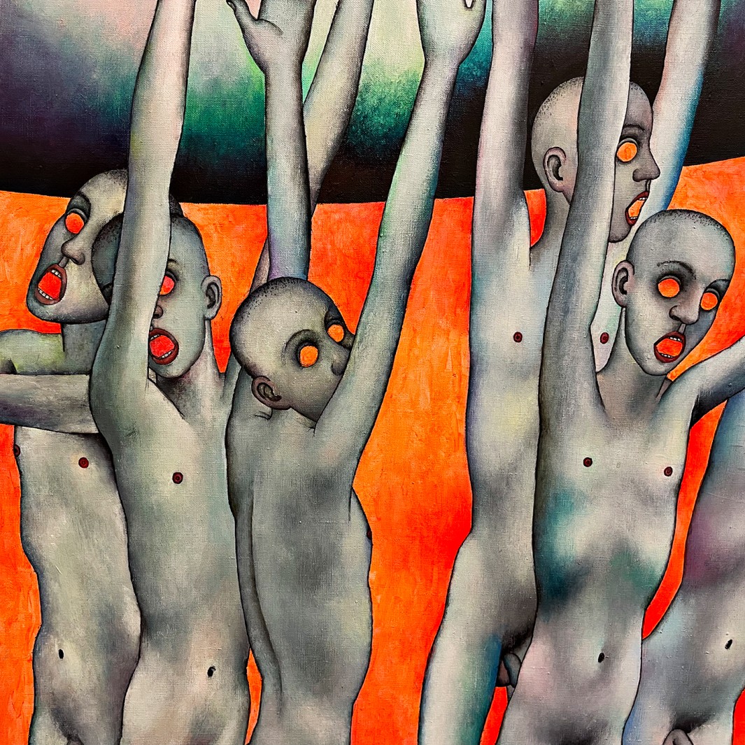 Никита Кульнев — Лимб, 2024 (холст, акрил) фрагмент 2