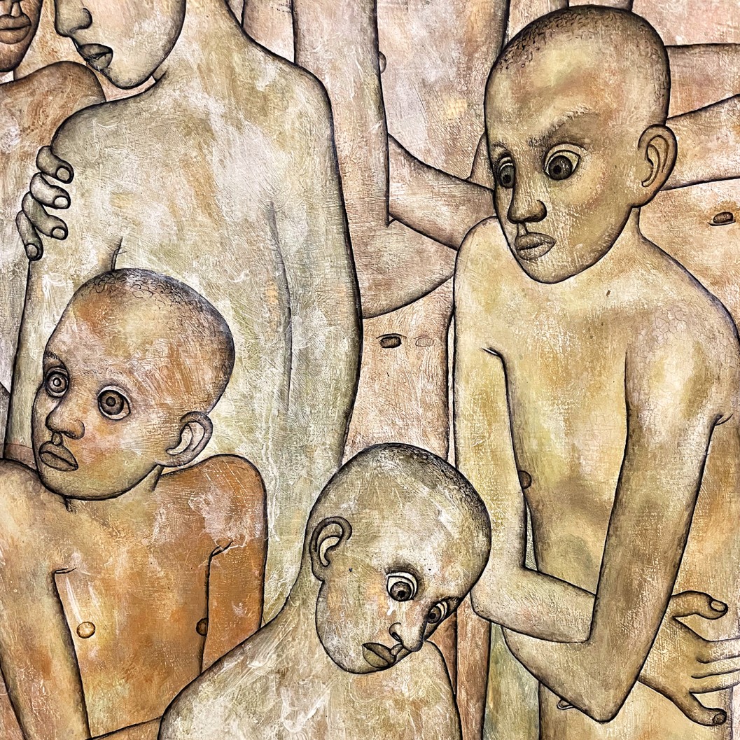 Никита Кульнев — Севастийские мученики. Триптих, фрагмент 4, 2020 (дерево, фанера, акрил)