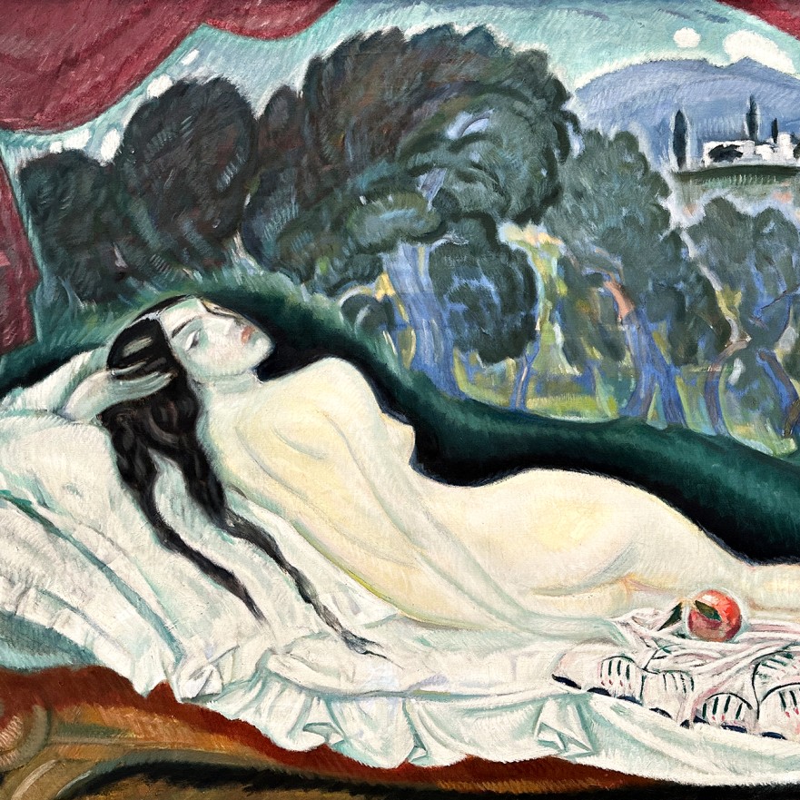 Константинос Парфенис — Обнажённая, 1911-1930 (холст, масло)