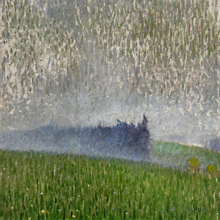 Константинос Парфенис — Пейзаж. Вена, 1900-1903 (холст, масло)