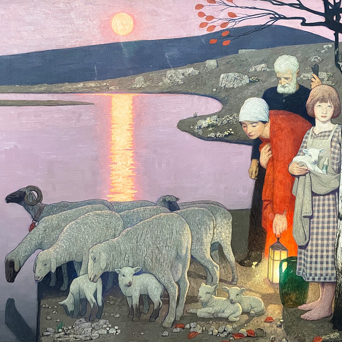 Фредерик-Кейли-Робинсон-—-Пастораль-1922-1924-холст-масло