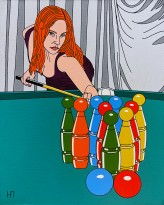 Петр Наводнюк — Бильярд, 2016 (холст, масло)