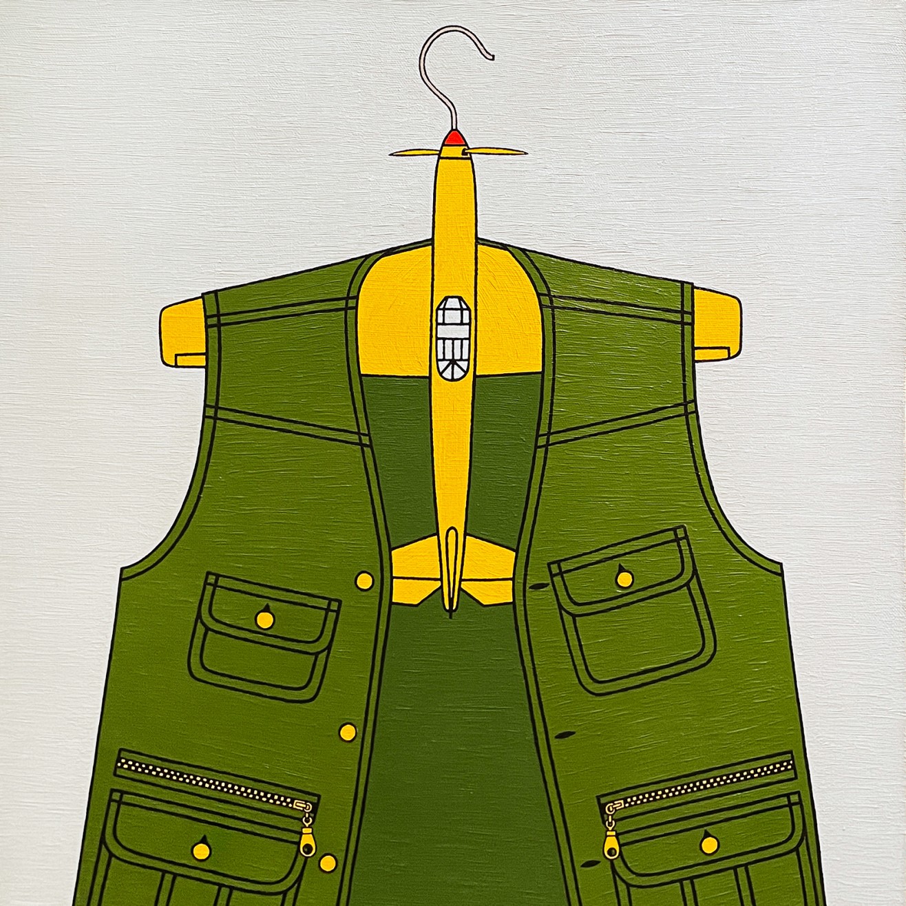 Петр Наводнюк — Вешалка, 2009 (холст, масло)