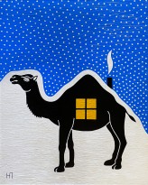 Петр Наводнюк — Дом в снегу, 2014 (холст, масло)