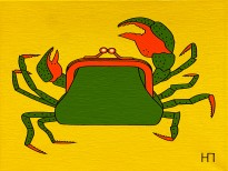 Петр Наводнюк — Краб-кошелек, 2016 (холст, масло)