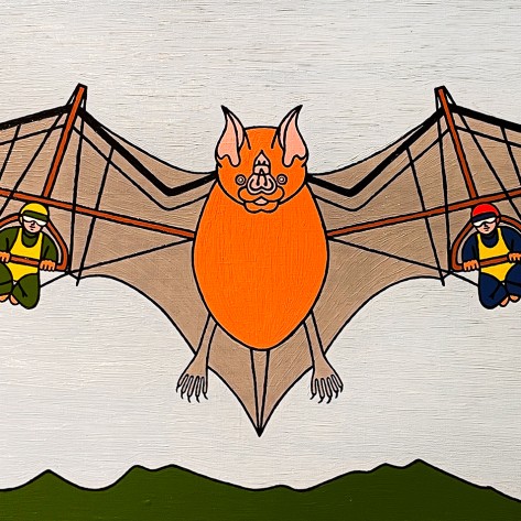 Петр Наводнюк — Летучая мышь, 2009 (холст, масло)