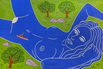 Петр Наводнюк — Река, 2013 (холст, масло)