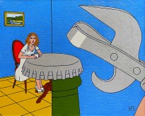 Петр Наводнюк — Скатерть, 2014 (холст, масло)