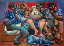 Адело Сарро — Прерванный сон, 1987 (Бразилия, холст, масло)