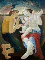 Альфоносо Арана — Жизнь. Любовь. Смерть, 1991 (холст, масло) Любовь