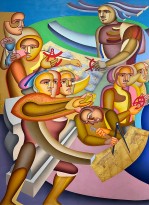 Арнольд Белкин — "1492"_1, 1991 (холст, масло)