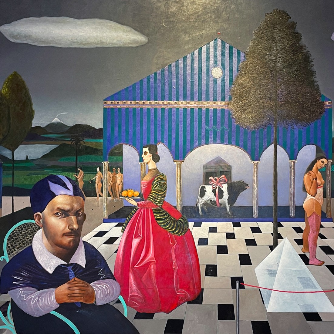 Гонзало Сиенфегас — День Благодарения, 1986 (холст, масло)