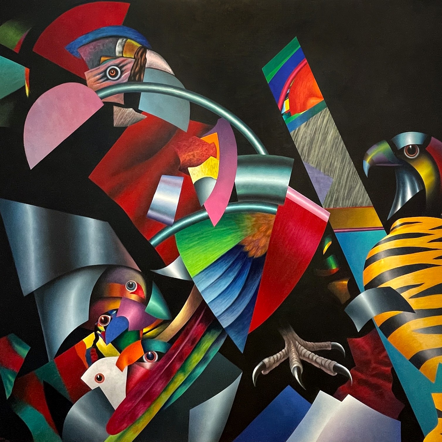 Карлос Арести — Орел-тигр, 1982 (холст, масло)