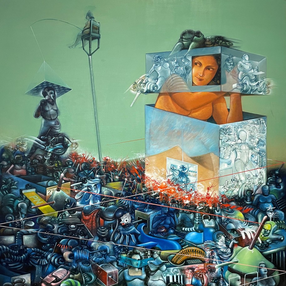 Карлос Брейс — Депортация, 1983 (холст, масло)