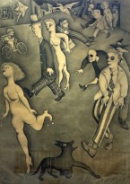 Кармона Карлос — Ходы. Аргентина, 1988 (уголь)