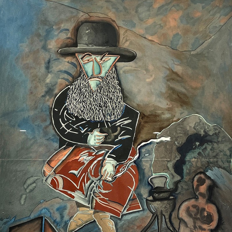 Луис Бенедит — Еврейские гаучо, 1986 (акварель) Аргентина