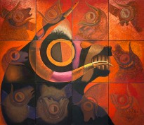 Лучо Верано — Тореадор, 1989 (холст, масло)