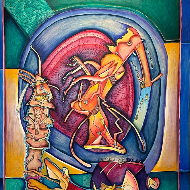 Марио Муруа — Без названия, 1983 (холст, масло)