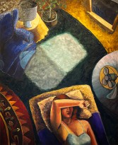 Пол Сеара — Вторжение ночи, 1987 (холст, масло)