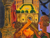 Родольфо Моралес — Домашнее безумие, 1986 (холст, масло)