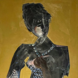 Сантьяго Когорно — Фигура кабаре, 1970 (холст, масло)