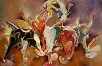 Саул Каминер — Свет воспоминаний, 1986 (холст, масло) Мексика