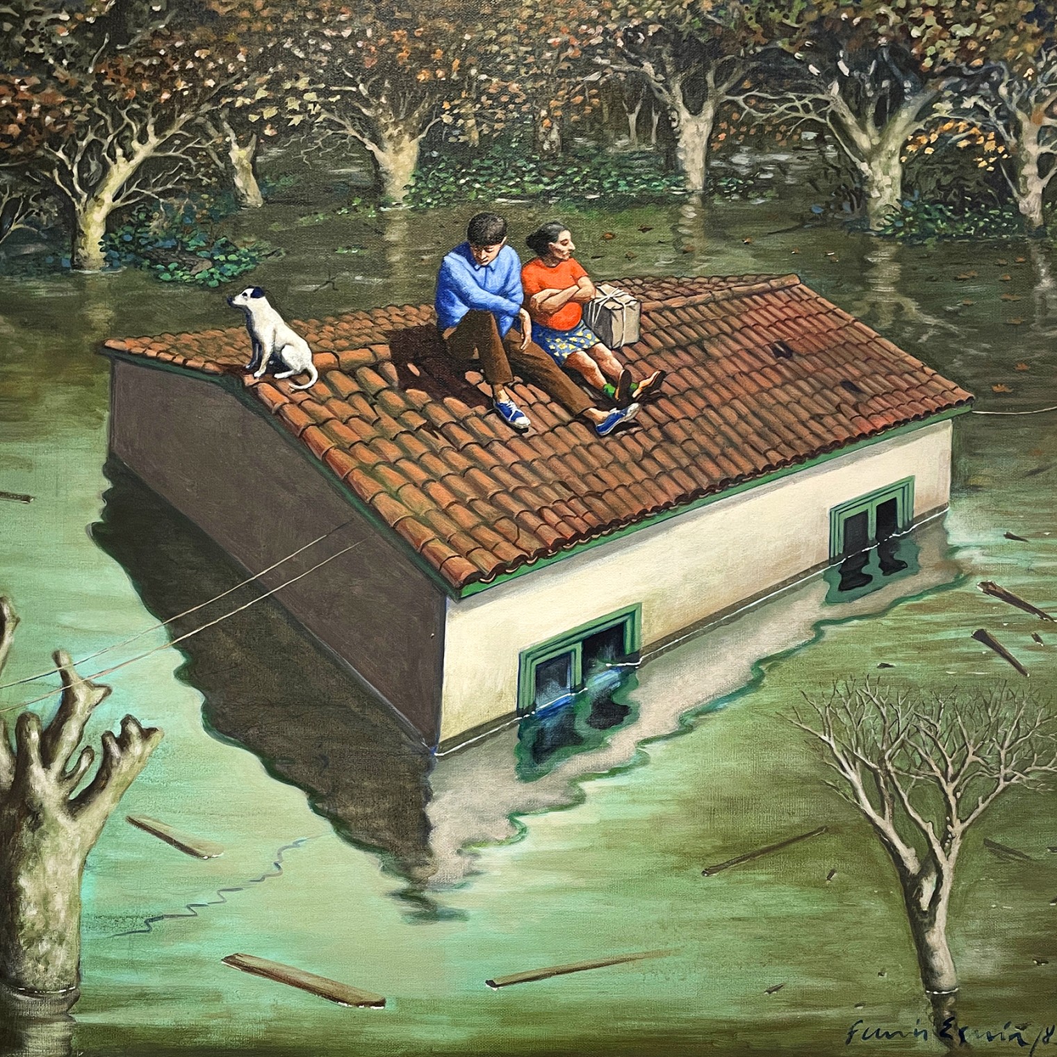 Фермин Агия — Осенняя песня, 1983 (холст, масло)