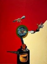 Хьюго Лонга — Военная машина, 1986 (холст, масло)