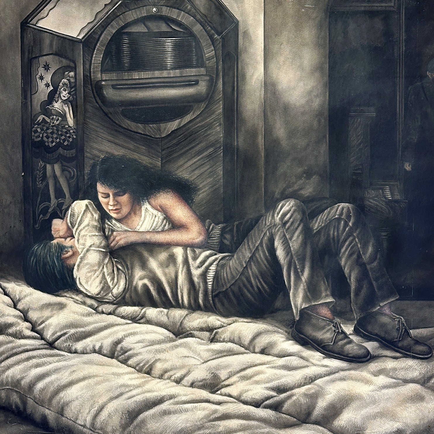 Хорхе Альваро — Любовники, 1984 (смешанная техника)