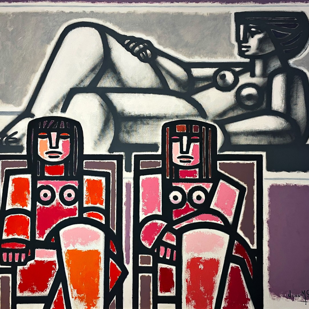 Хуан Мануэль Санчес — Мастерская, 1985 (акрил, масло)