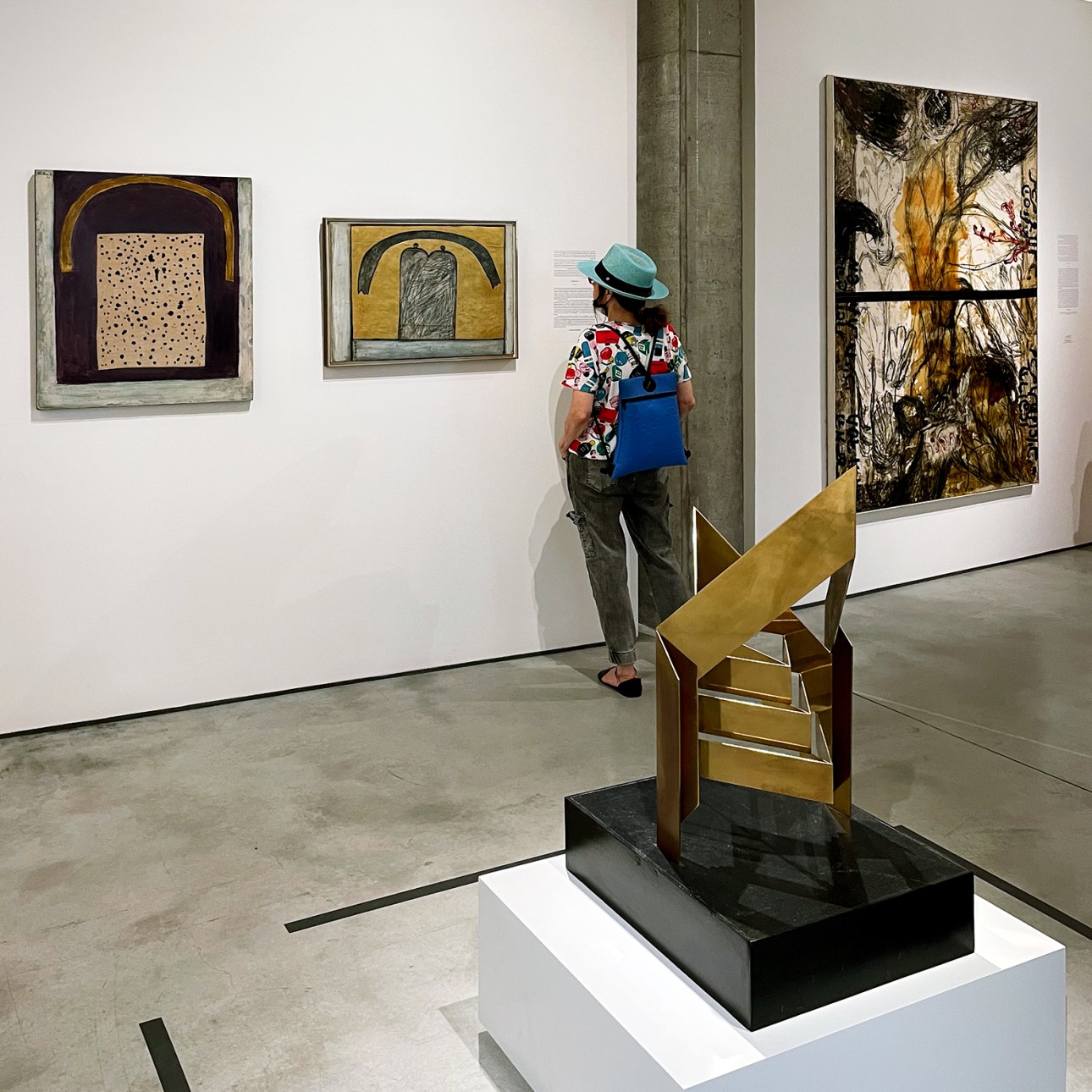 На выставке в Музее израильского искусства Рамат-Гана