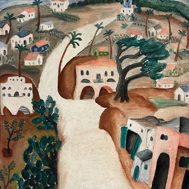 Реувен Рубин — Шейх Мунис, 1924 (холст, масло)