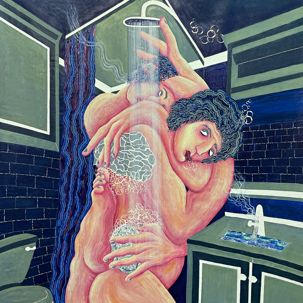 Нил и Карин Романо — Жизнь в пузыре, 2024 (холст, акрил)