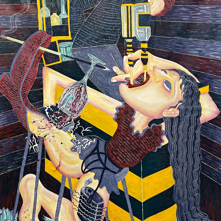 Нил и Карин Романо — Забудь обо всем, 2024 (холст, масло)