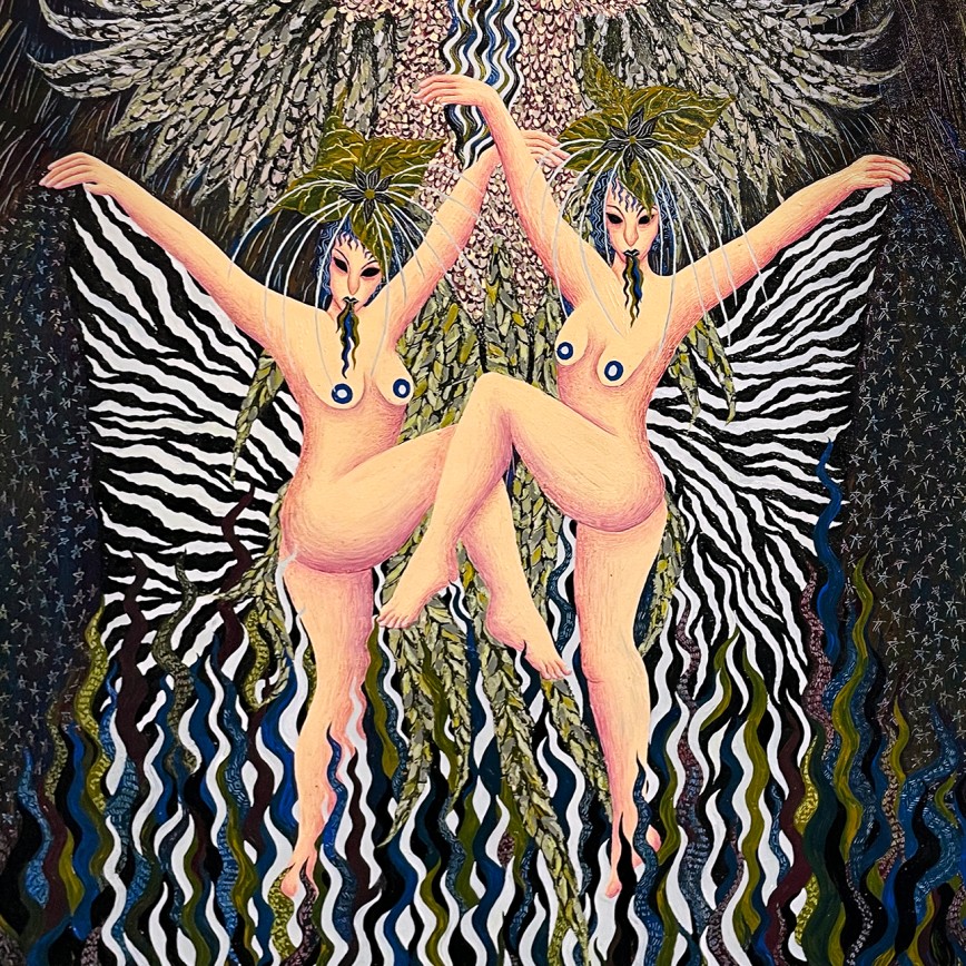 Нил и Карин Романо — Наша месть будет художественной, а не личной, 2024 (холст, акрил)