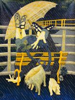 Нил и Карин Романо — Только после бури можно почувствовать солнце, 2024 (холст, акрил)