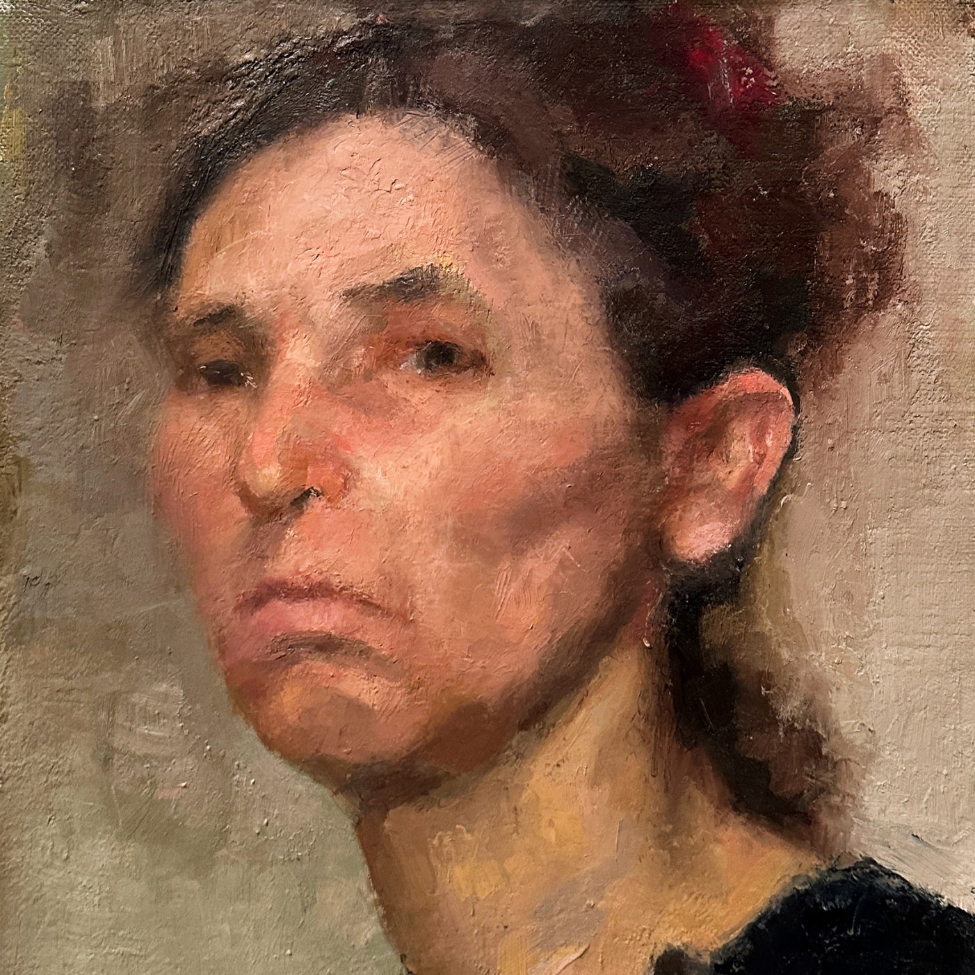 Рони Тахарлев — Автопортрет, 2019 (холст, масло)