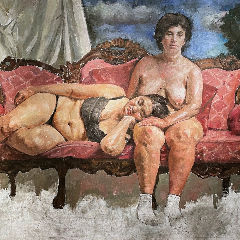 Рони Тахарлев — Анна и Ася, 2022 (холст, масло)