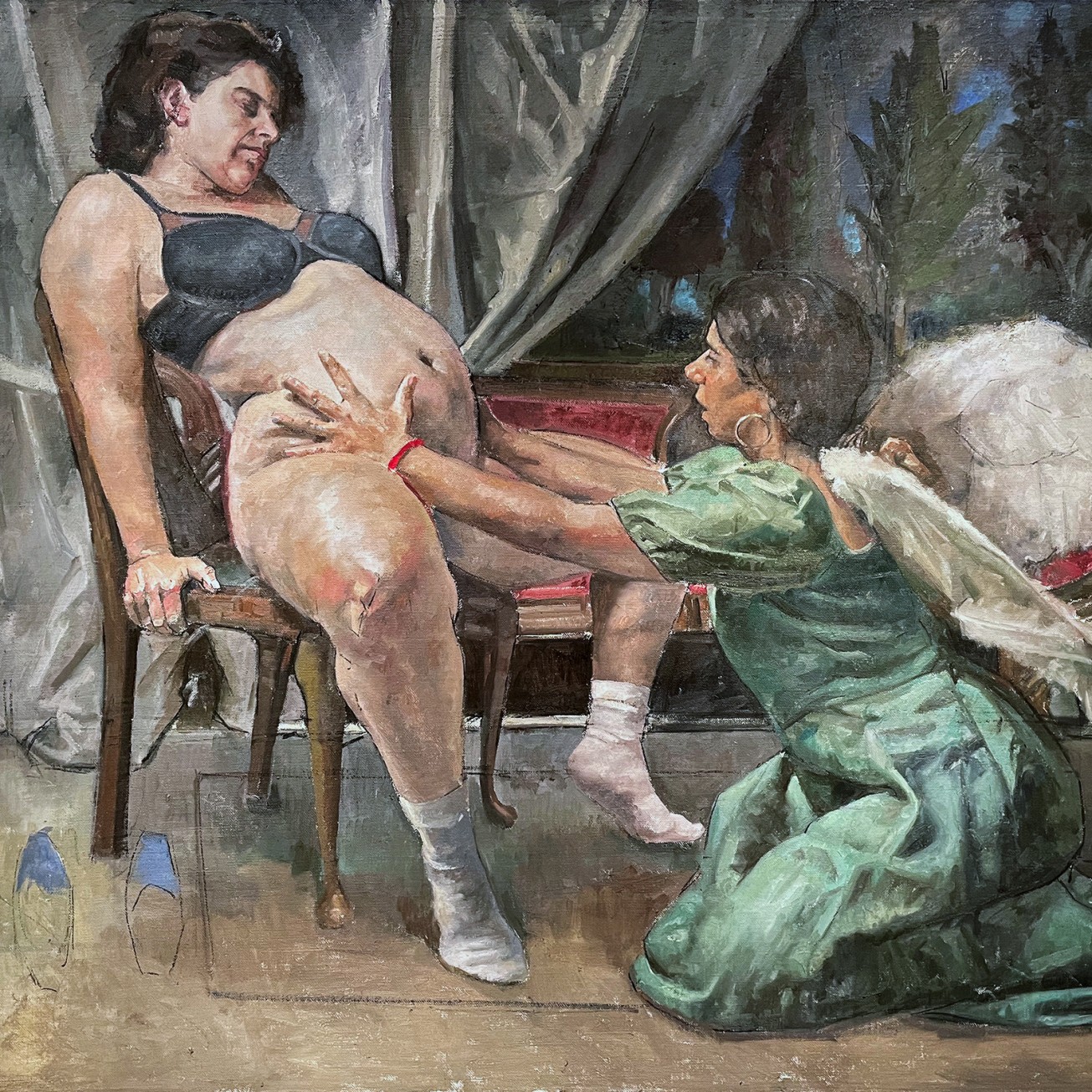 Рони Тахарлев — Рождество II, 2023 (масло по льняному холсту на панели)