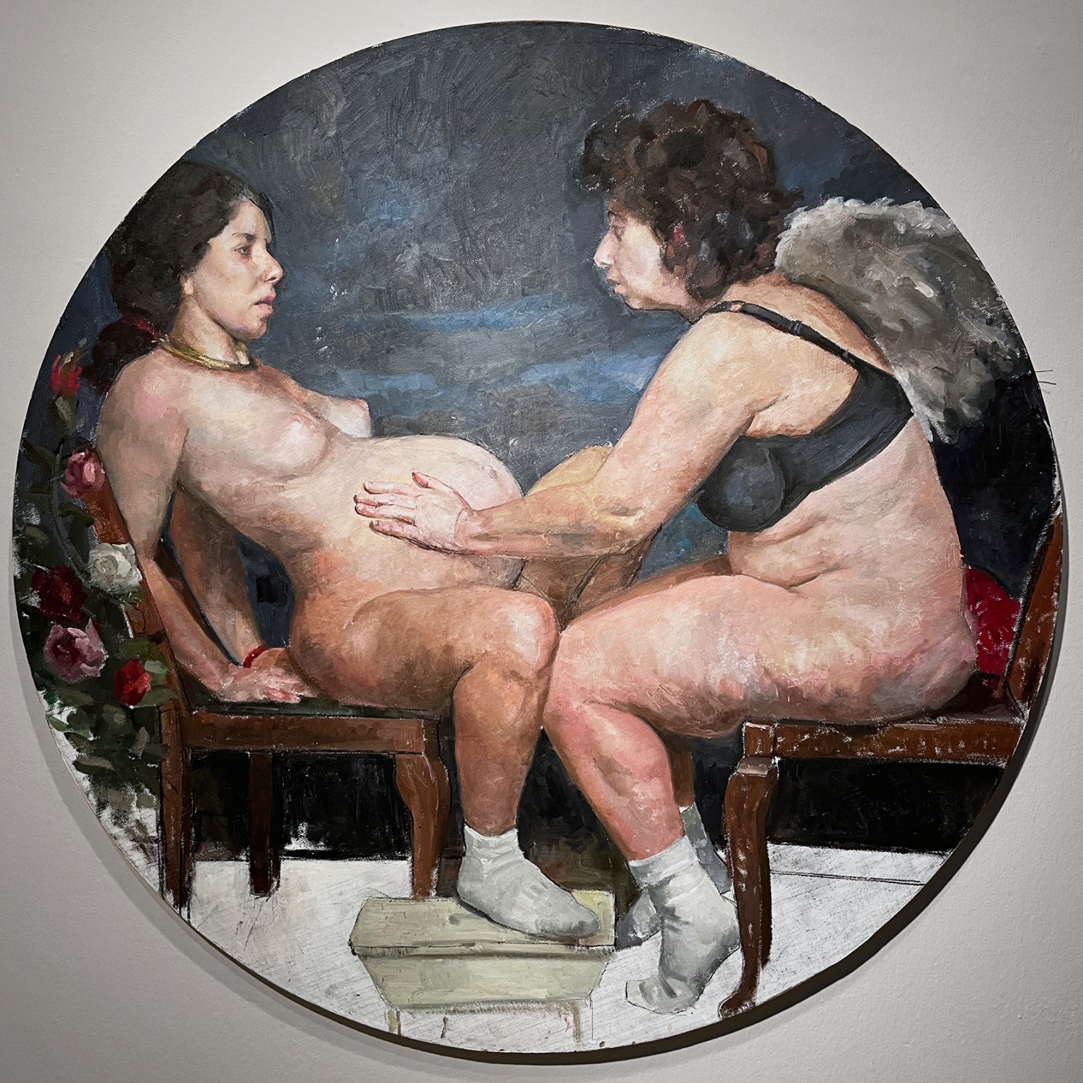 Рони Тахарлев — Рождество III, 2023 (масло по льняному холсту на панели)