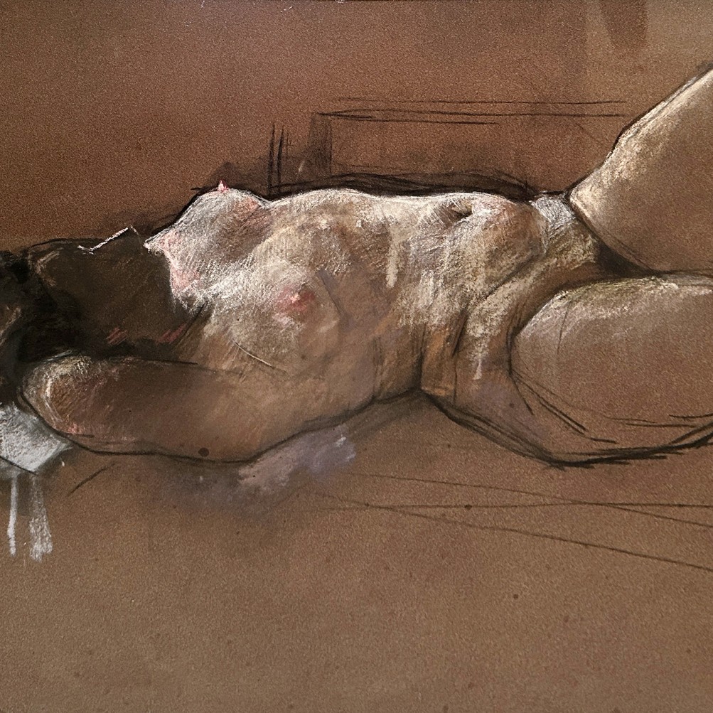 Рони Тахарлев — Обнаженная, 2021 (пастель)