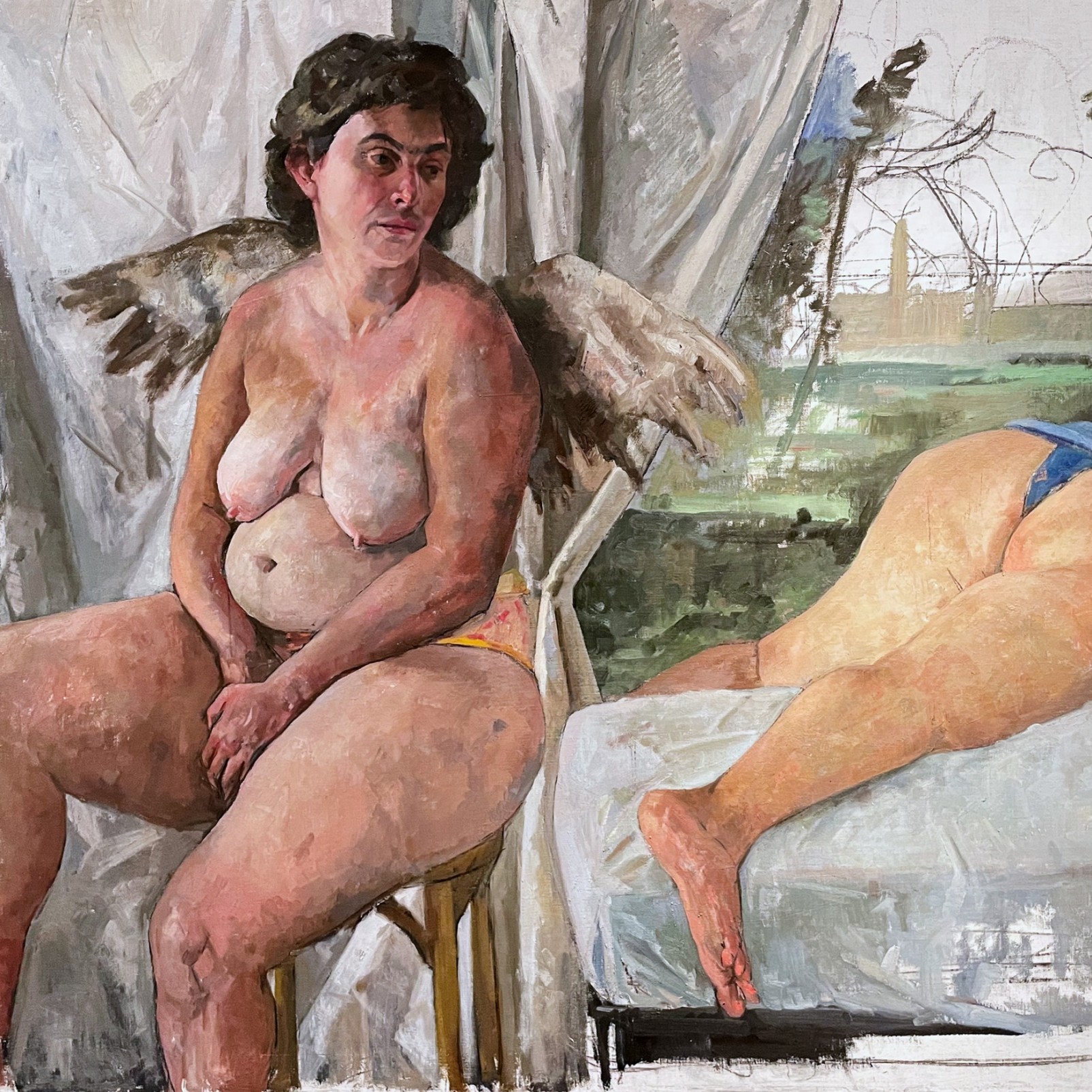 Рони Тахарлев — Рождество пошло не так, 2023 (холст, масло)