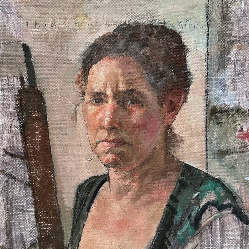 Рони Тахарлев — У меня был дом в Африке, 2020 (холст, масло)