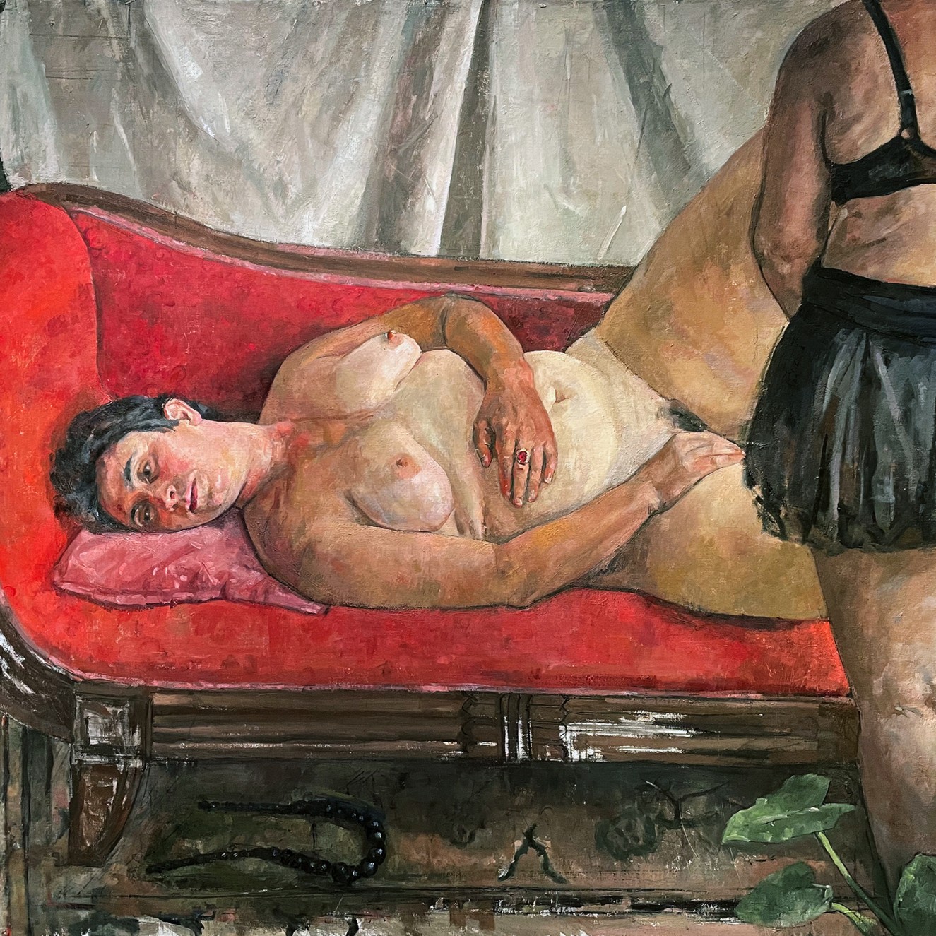 Рони Тахарлев — Что осталось от леса, 2021 (холст, масло)