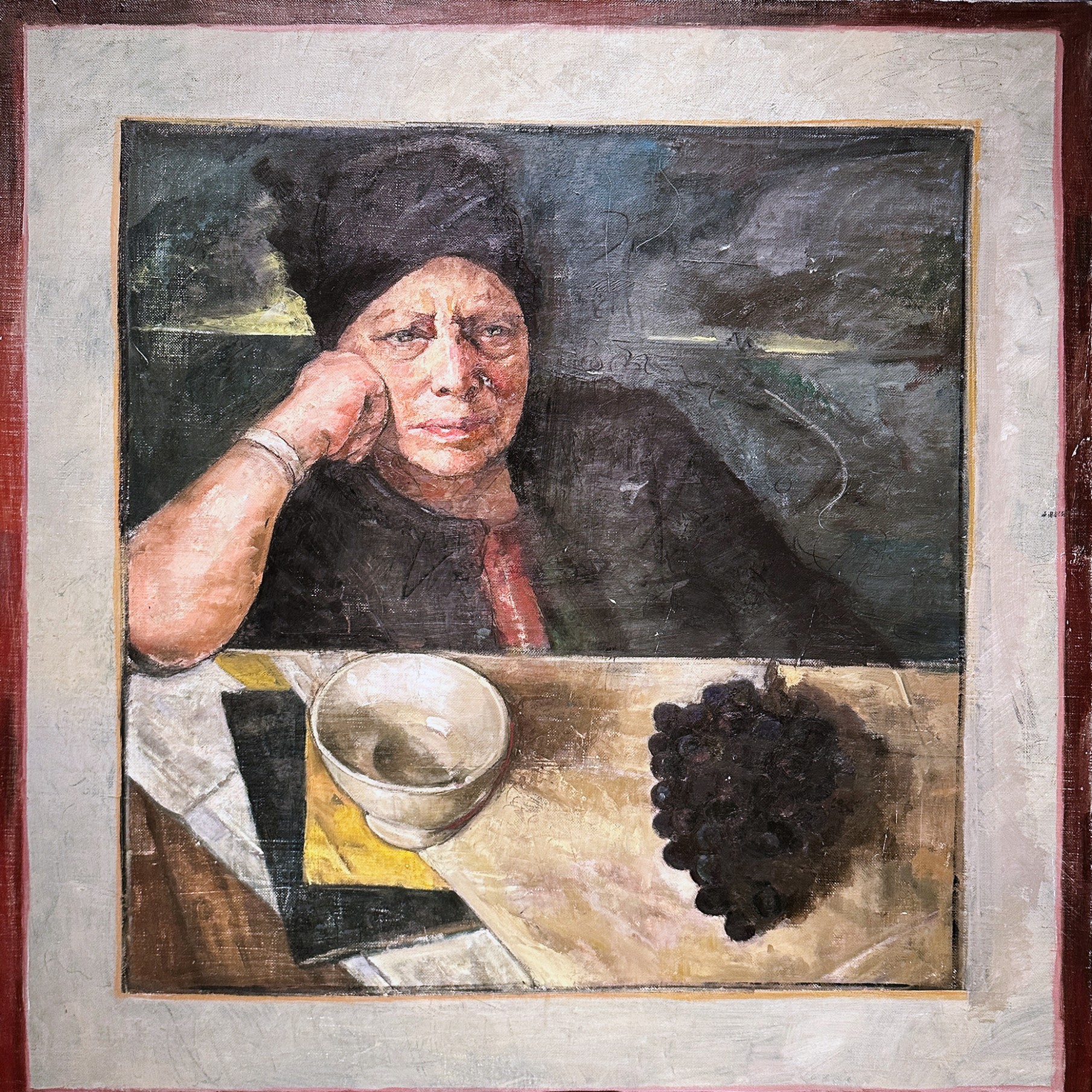 Рони Тахарлев — Что-то чудесное (Портрет моей матери), 2020 (холст, масло)