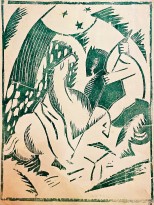 Ольга Розанова — Альбом Война_1, 1916 (бумага, цветная линогравюра)