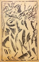 Ольга Розанова — Альбом Война_6, 1916 (бумага, линогравюра)