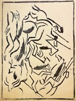 Ольга Розанова — Альбом Война_7, 1916 (бумага, линогравюра)